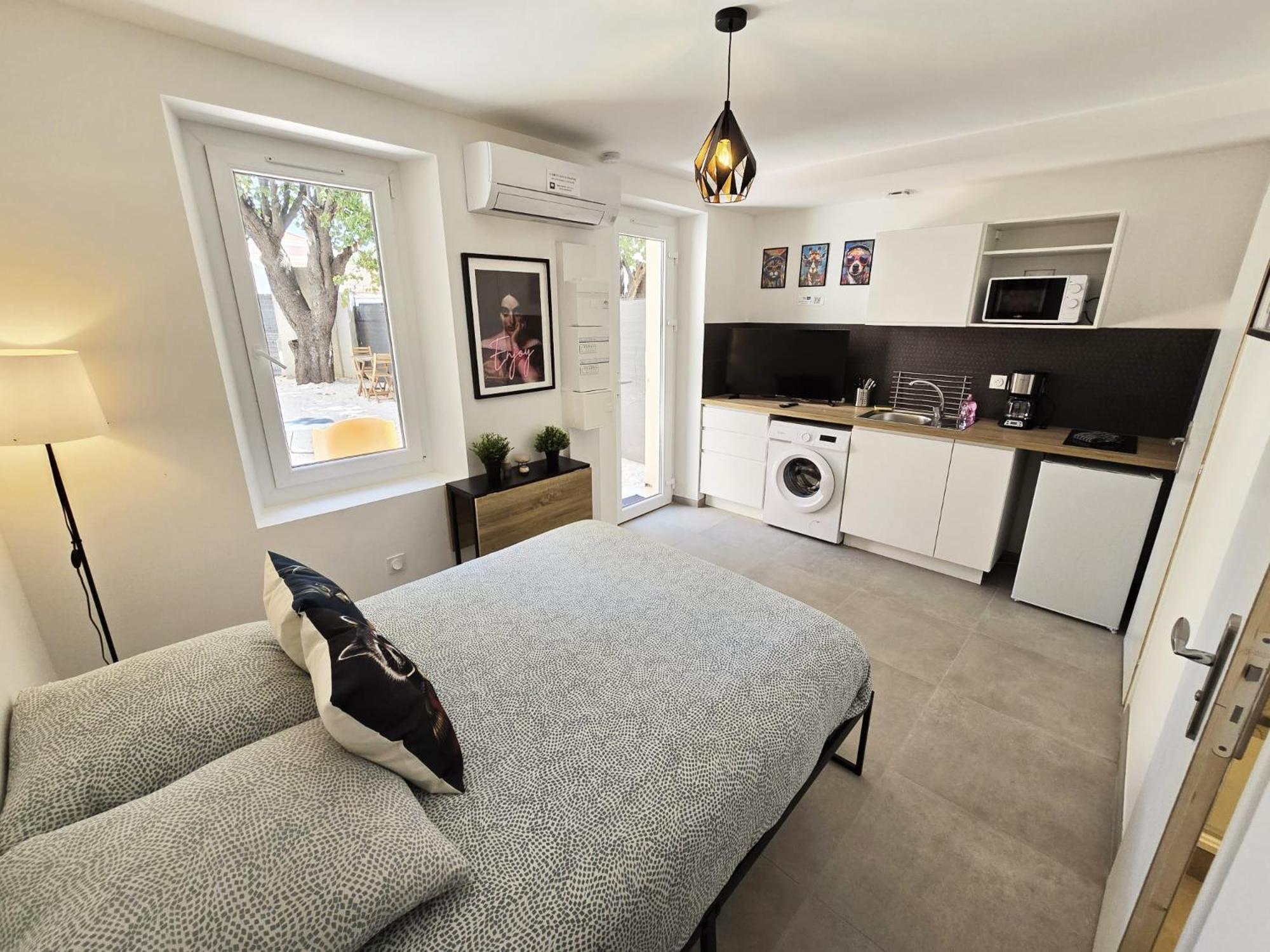 Gregbnb - Studio 17M2 - Terrasse - Clim - Ouest - 5 Toulon Buitenkant foto